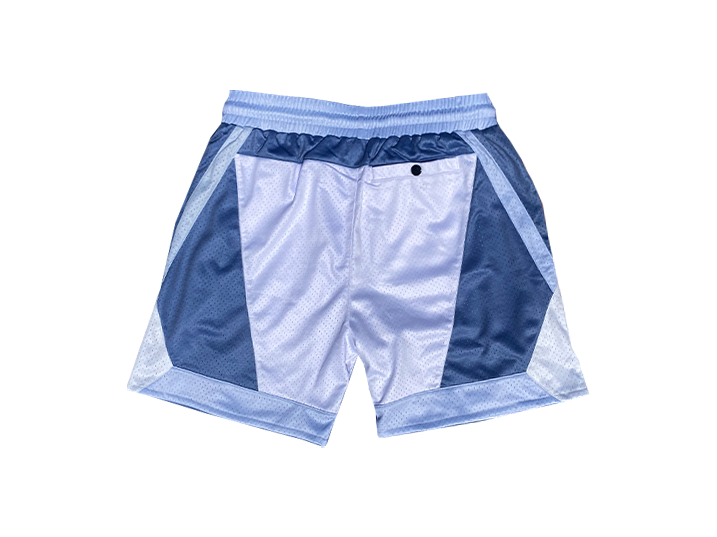 Paneled Mesh Shorts - Ocean Spray